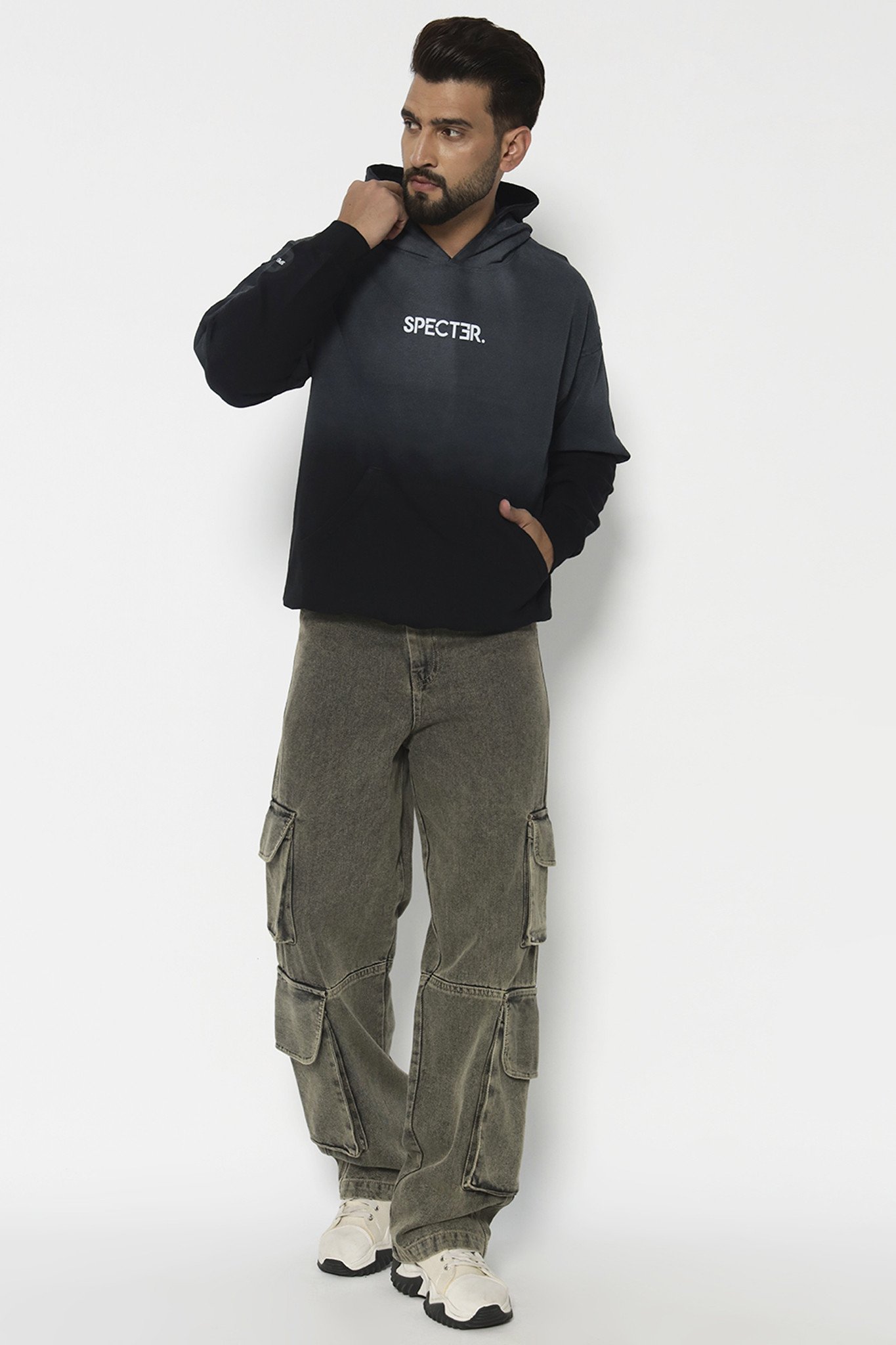 Halftone wash hoodie