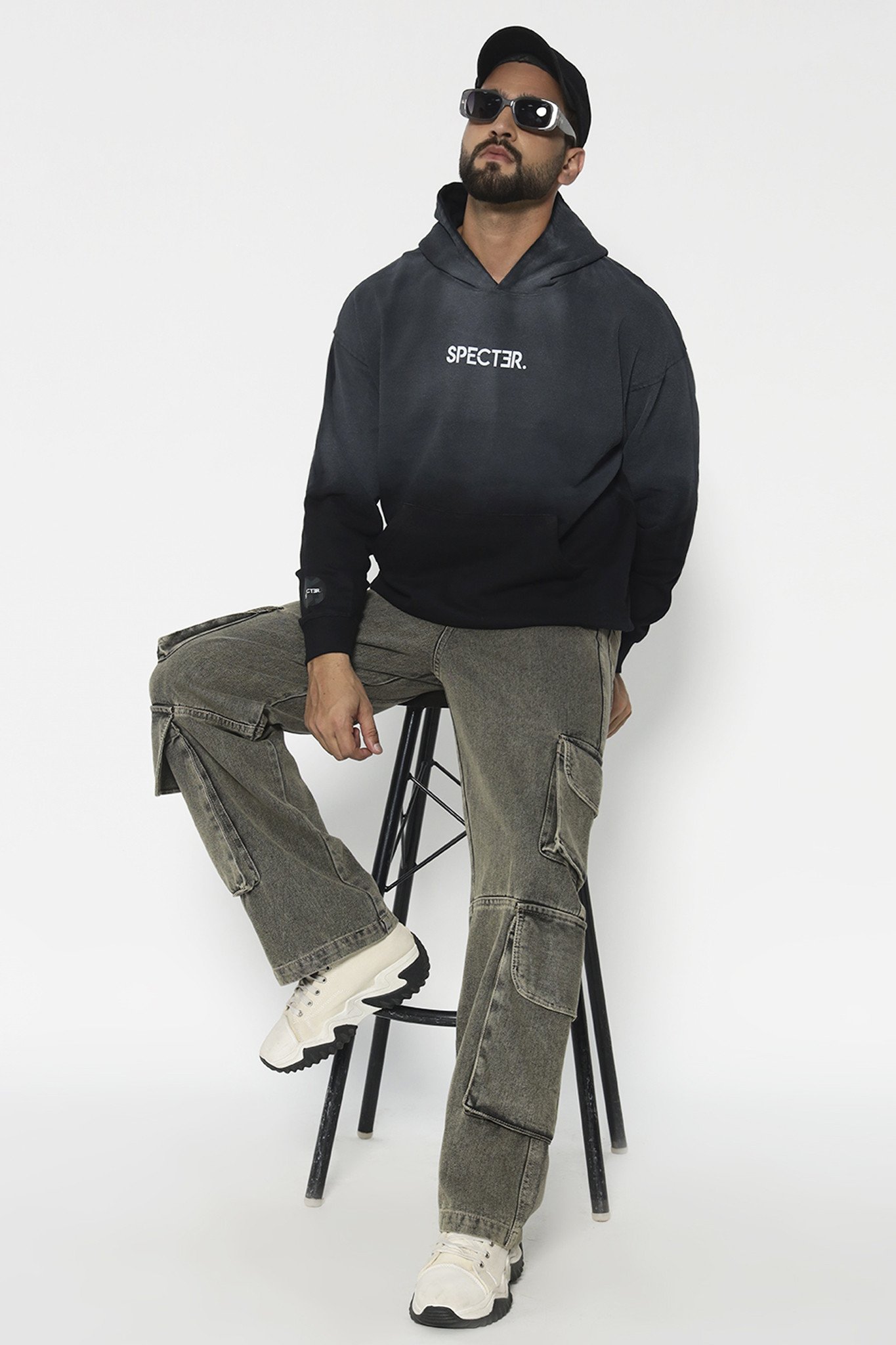 Halftone wash hoodie